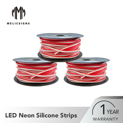 Cor vermelha 50m tira flexível de néon do diodo emissor de luz de 2835 SMD