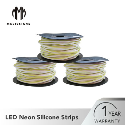 Limão - espessura amarela de 8mm 50 medidores de diodo emissor de luz Flex Strip de néon do comprimento