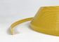 do tampão amarelo material da guarnição do plástico da cor do sinal 3D a instalação fácil de cerco da segurança alta da borda