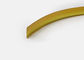 Tampão plástico 2,0 CM 3/4&quot; da guarnição da cor dourada tipo sinal de Jwelite da polegada da letra de 3D