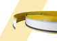 Categoria de alumínio A do tampão da guarnição da pintura amarela da cor com um lado lateral do retorno da borda