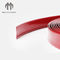O tipo impermeável extrusão da seta da cor vermelha perfila a borda plástica 45m tampão plástico da guarnição de 1 polegada
