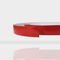 Tampão de alumínio liso da guarnição da tira canal de revestimento do lado do dobro de uma cor vermelha de 0.6/0.8 milímetros