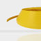 Os encantos amarelos galvanizaram o tampão acrílico conduzido da guarnição do sinal da letra pelo logotipo de Enseigne